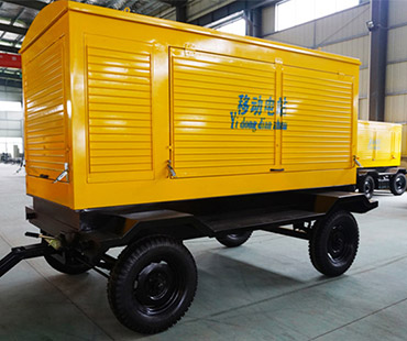 移動(dòng)拖車(chē)發(fā)電機(jī)組200KW