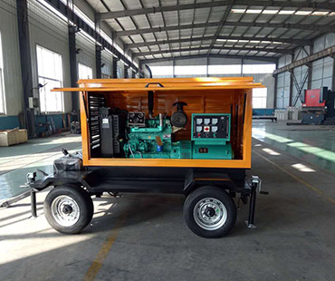 移動(dòng)拖車(chē)發(fā)電機(jī)組50KW